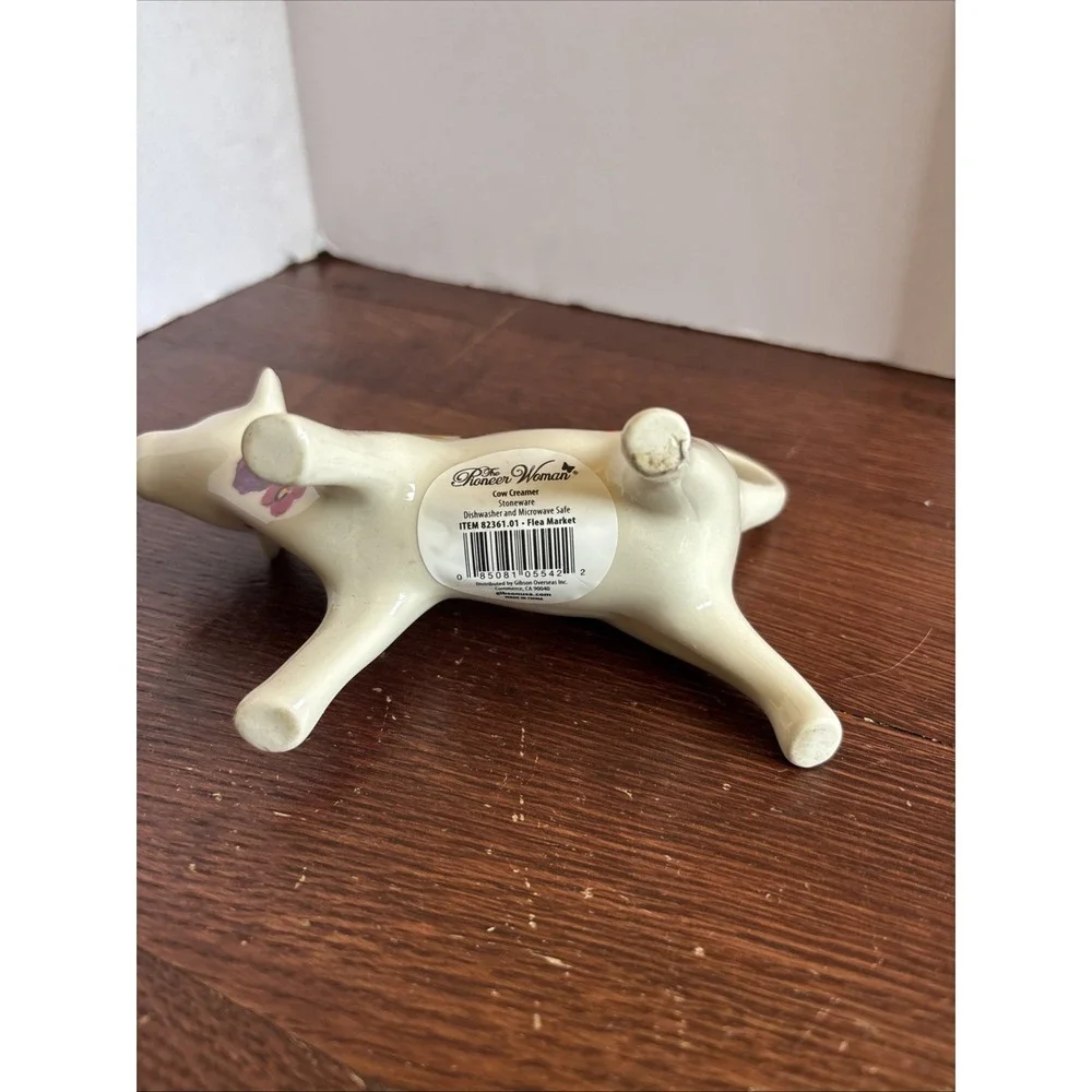 Pioneer Woman Flea Market Floral Cow‎ Creamer Flowers